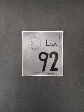 Afbeeldingen van Sticker "92 Lwa"