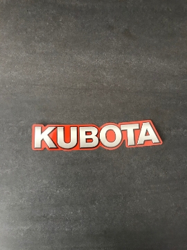 Afbeeldingen van Sticker "KUBOTA"  gebogen K321165144