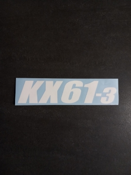 Afbeeldingen van Sticker Kubota "KX61-3"