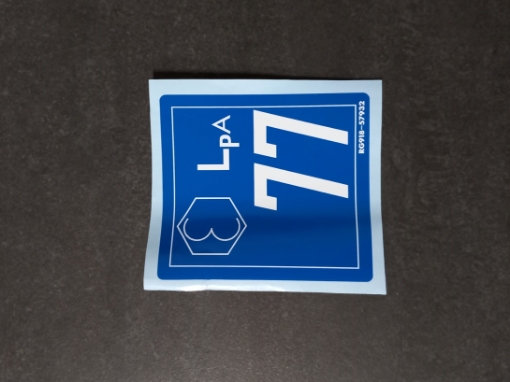 Afbeeldingen van Sticker geluid "72 Lpa"