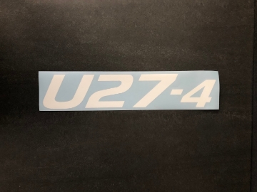 Afbeeldingen van Sticker Kubota "U27-4"