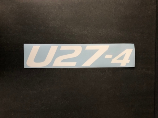 Afbeeldingen van Sticker Kubota "U27-4"