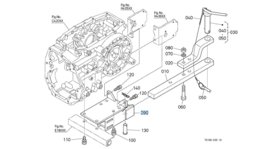 Afbeeldingen van Trekhaakframe Kubota TD06929730