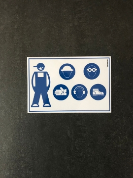 Afbeeldingen van Veiligheids sticker