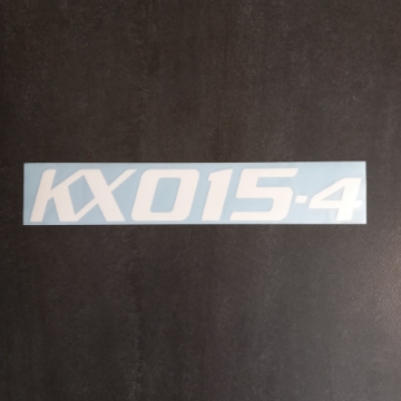 Afbeeldingen van Sticker Kubota "KX015-4"