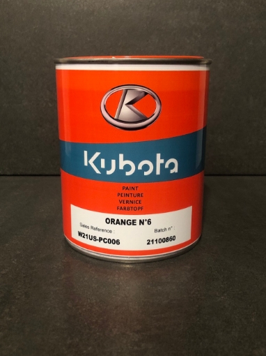 Originele pot Kubota Oranje nr6 1kg W21USPC006 || W21US-PC006