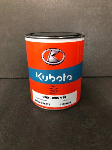 Originele pot Kubota grijs nr28 1kg W21USPC028 || W21US-PC028