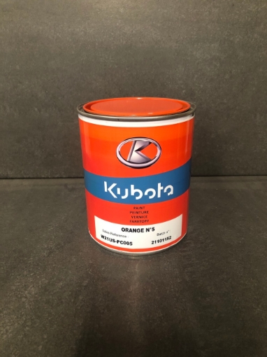 Pot verf Kubota Oranje nr5 1kg W21USPC005 || W21US-PC005