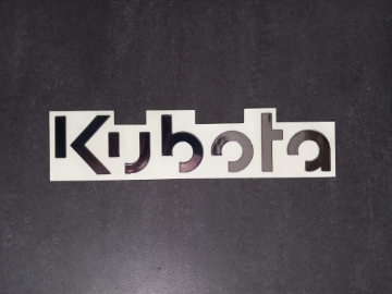 Originele sticker Kubota chroom opgelegd T368080932 |T3680-80932