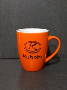 Afbeeldingen van Oranje koffie mok Kubota
