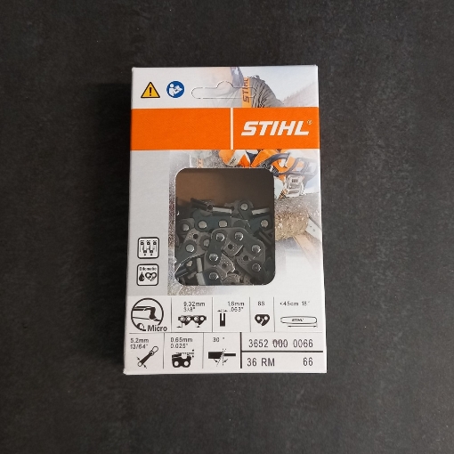 Afbeeldingen van Zaagketting 66E 3/8 0.63 RM Stihl 1,6mm