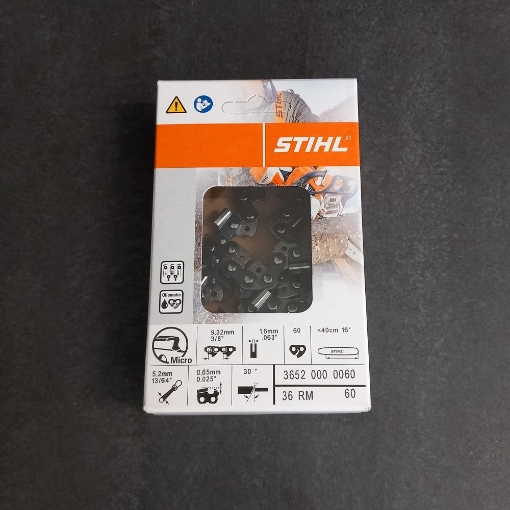 Originele Stihl zaagketting 3652-000-0060  60E 3/8 0.63 RM