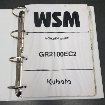 Afbeeldingen van Werkplaatshandboek Kubota GR2100 EC2