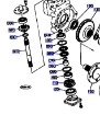 Oliekeerring Kubota 6791056840 67910-56840 ARS B7 SDD