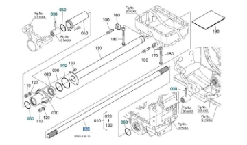 Afbeeldingen van 4wd as Kubota 3P90341324